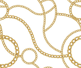 Chains pattern seamless. Design for fabric, wallpaper, wrapping, background.