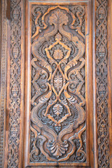 Fototapeta na wymiar An old door, Ichan-Kala. Khiva, Uzbekistan