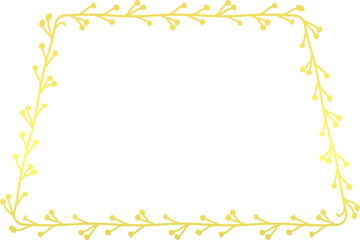 Trapezoid Shape luxury gold frame golden vector flower frame wreath floral Vector laurel decoration picture frame branches elements wedding anniversary new year Christmas background