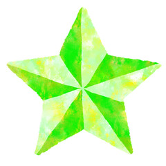 星　流れ星　水彩　手描き