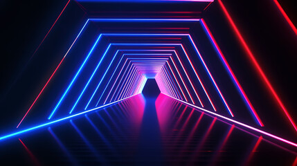 Abstract futuristic background with glowing light effect.
