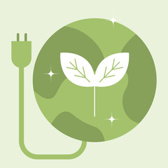 eco energy flat green environmental collection