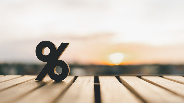 Percentage model concepts for , systems of raising or lowering Fed interest rates to correct inflation concepts.	