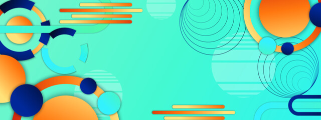 Vector colorful colourful flat geometric background abstract