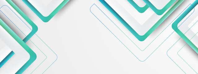 abstract colorful gradient geometric banner background