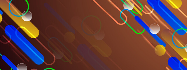 Vector colorful colourful abstract gradient geometric background