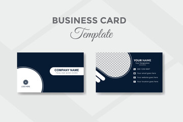 Vector modern creative design formal for unique business card.
