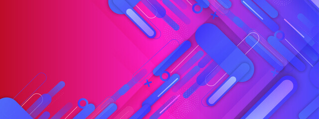 Vector colorful colourful abstract geometric shapes background