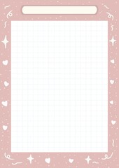 The cute sheet background sets a delightful and whimsical tone for your lecture. With its charming and playful design, featuring adorable illustrations and soft pastel colors.