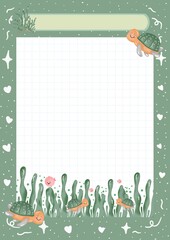 The cute sheet background sets a delightful and whimsical tone for your lecture. With its charming and playful design, featuring adorable illustrations and soft pastel colors.