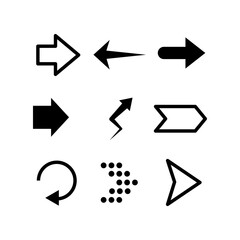 Arrow vector collection. Arrow. Cursor. Modern simple arrows. Vector illustration