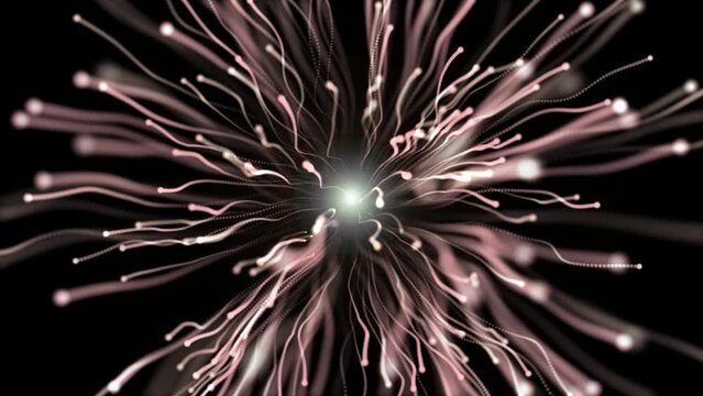 Collision and explosion of two particles