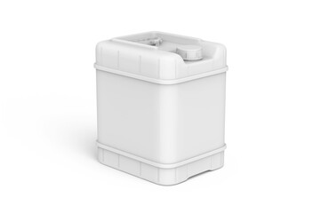 5 Gallon Container Square Tight Head Pail 3D Rendering