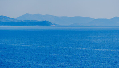 scenic view of clear blue sea, natural landscape,