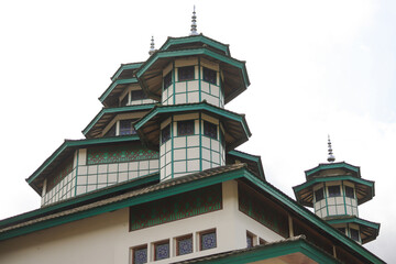 Obraz premium the architecture of the magnificent mosque building