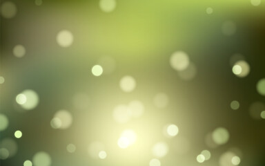 Nature green bokeh soft light abstract backgrounds, Vector eps 10 illustration bokeh particles, Backgrounds decoration