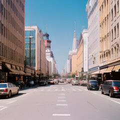 Street Illustration, Generative AI