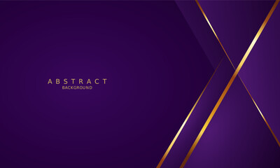 luxury premium purple background and gold line
