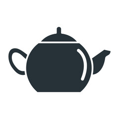 Tea pot icon vector on trendy design