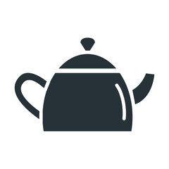 Tea pot icon vector on trendy design