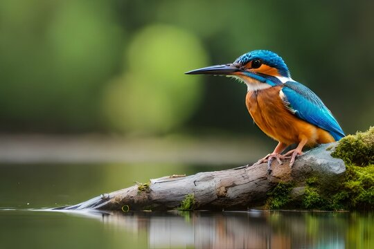 kingfisher on the branch © Ahmad