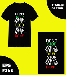 A new minimalist T-shirt Design