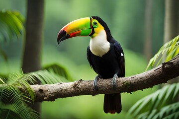 Obraz premium toucan on a branch