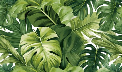  a large green leafy plant on a white background with a white background and a green plant in the middle of the image, with a white background.  generative ai