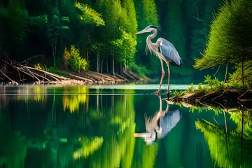 Foto op Plexiglas great heron © Ahmad