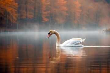 Swan on the lake (Ai generated)