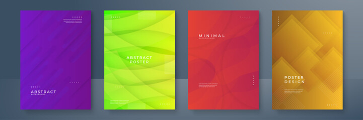 Abstract minimal colorful colourful background with geometric creative and minimal gradient concepts, for posters, banners, landing page concept image