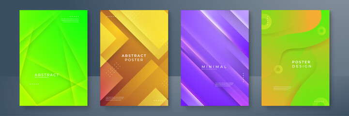 Fototapeta premium Abstract colorful colourful geometric line pattern background for business brochure cover design template