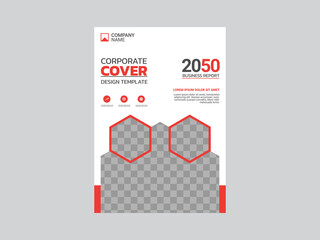 Creative corporate book cover design