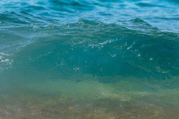 Wave as seen from almost below