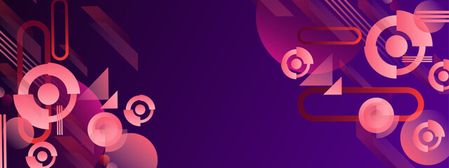 Vector colorful colourful flat geometric background abstract