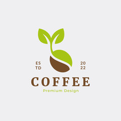 premium coffee quality abstract logo design vector graphic illustration