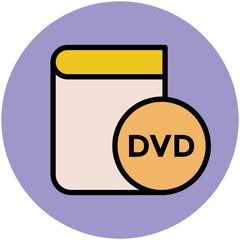 Pencil and scale, flat rounded icon of stationery 