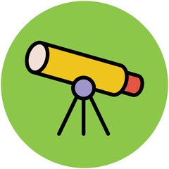 A scalable flat icon of pencil pot 