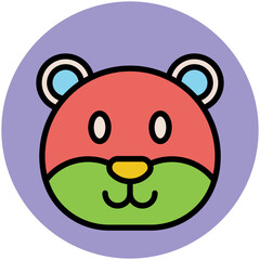 Animals Face Avatar Vector