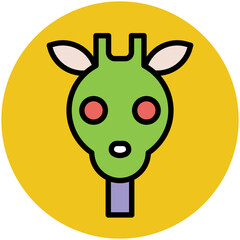 Animals Face Avatar Vector