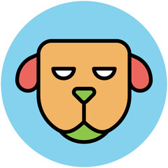 Animals Face Avatar Vector