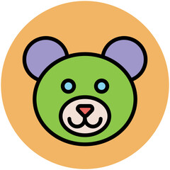 Animals Face Avatar Vector