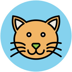 Animals Face Avatar Vector