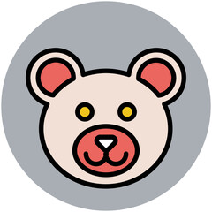 Animals Face Avatar Vector