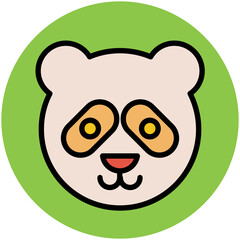 Animals Face Avatar Vector