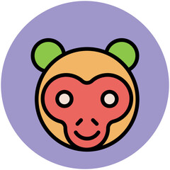 Animals Face Avatar Vector