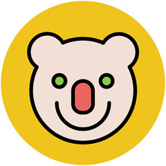 Animals Face Avatar Vector