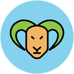 Animals Face Avatar Vector
