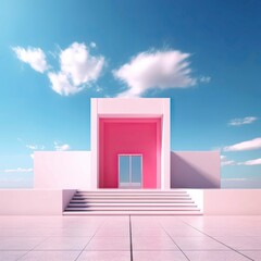 3d room interior art