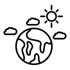 Season icon on transparent background